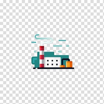 Color simple factory building transparent background PNG clipart