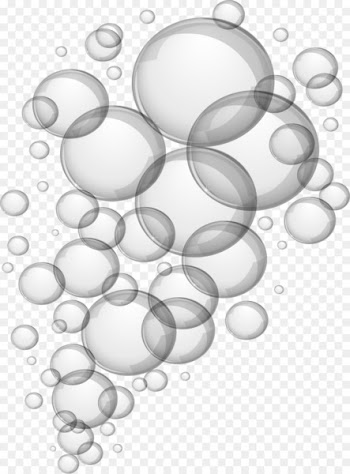 Color Soap bubble - Hand painted gray bubbles 