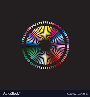 Color spectrum vector image