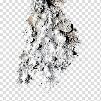 Color Splatters, gray and black abstract painting transparent background PNG clipart