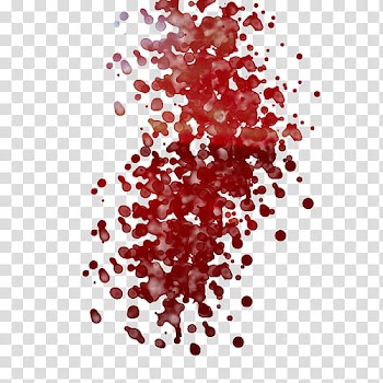 Color Splatters, red abstract transparent background PNG clipart