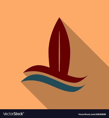 Color surfboard set sea extreme sport pattern vector image