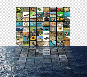 Color television , Hand painted color TV wall transparent background PNG clipart