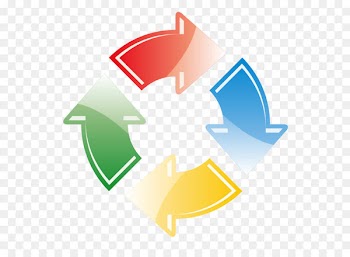Color texture circle arrow 