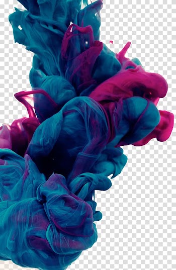 Color thick smoke, blue and pink smoke transparent background PNG clipart