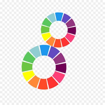 Color wheel Color scheme Complementary colors - Colored circles 