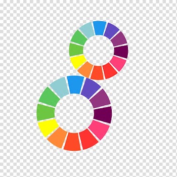 Color wheel Color scheme Complementary colors, Colored circles transparent background PNG clipart