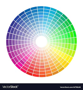 color wheel with all colors and gradients on a