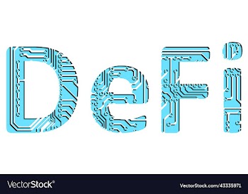 color word defi decentralized finance perforated