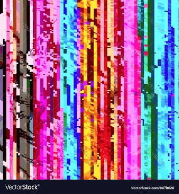  					Colored abstract glitch art design background vector image														