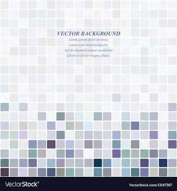 Colored abstract pixel square mosaic background vector image