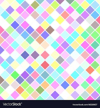Colored abstract square pattern background - from vector image