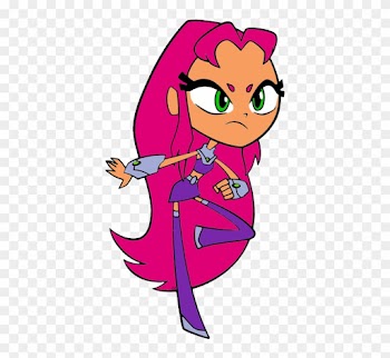 Colored And Clipped By Cartoon Clipart - Starfire Teen Titans Go