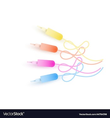 colored audio connectors on white background