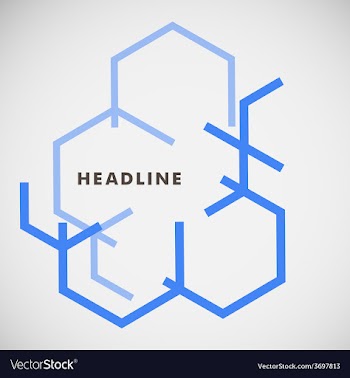 Colored broken lines on a light background vector image
