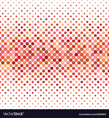 Colored circle pattern background - geometric vector image