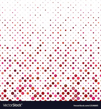 Colored dot pattern background design vector image