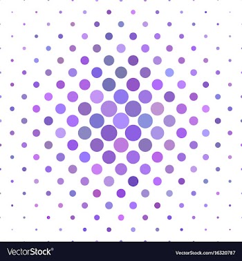 Colored dot pattern background vector image