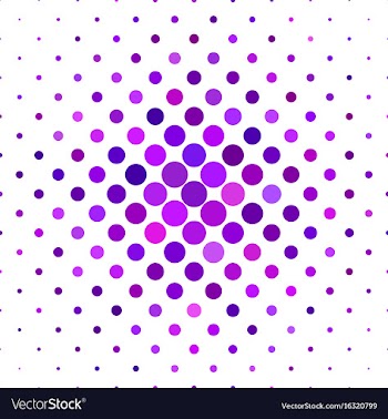 Colored dot pattern background vector image