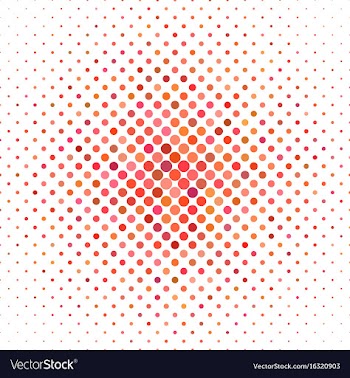 Colored dot pattern - geometric graphic design vector image