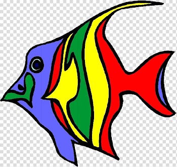 , Colored fish transparent background PNG clipart