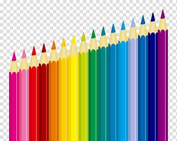 Colored pencil, Colorful pencil transparent background PNG clipart