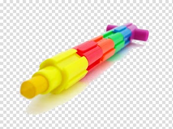 Colored pencil Crayon Stationery, Creative color pen transparent background PNG clipart