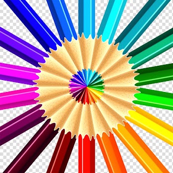 Colored pencil Drawing, Colorful pencil transparent background PNG clipart
