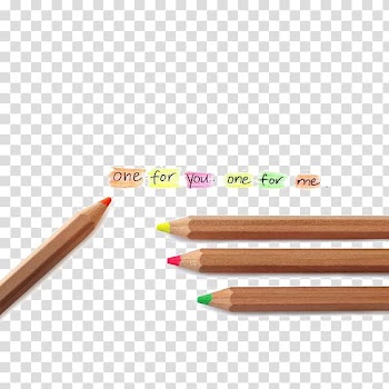 Colored pencil Stationery, Colored pencils transparent background PNG clipart