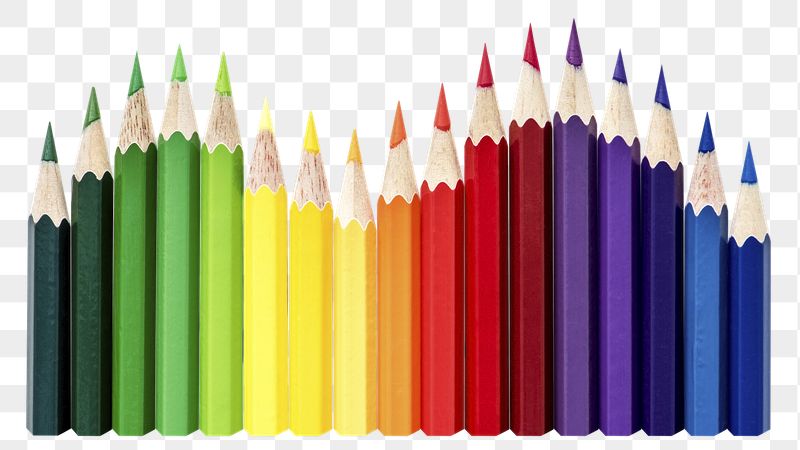 Colored pencils png sticker, art | Free PNG - rawpixel