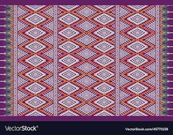 colored retro navajo tribe seamless pattern