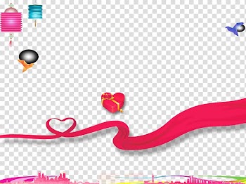 Colored ribbon transparent background PNG clipart
