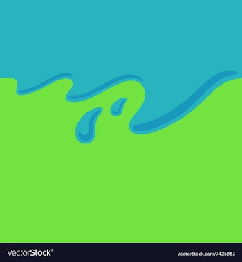 Colored seamless drips background vector image