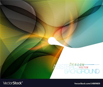 Colored shape design vector image