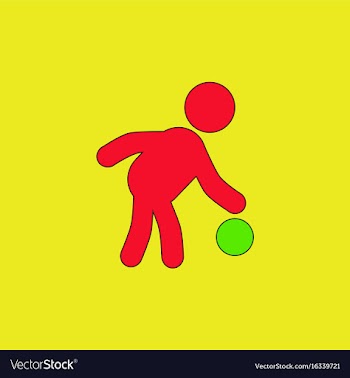 Colored silhouette of basketball player with ball vector image
