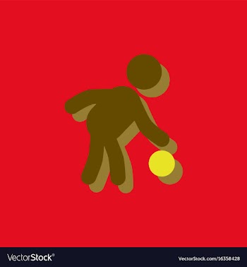 Colored silhouette of basketball player with ball vector image