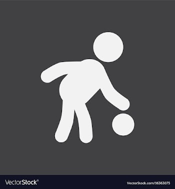 Colored silhouette of basketball player with ball vector image