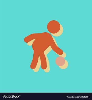 Colored silhouette of basketball player with ball vector image