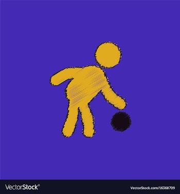 Colored silhouette of basketball player with ball vector image