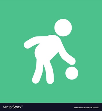 Colored silhouette of basketball player with ball vector image