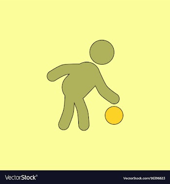 Colored silhouette of basketball player with ball vector image