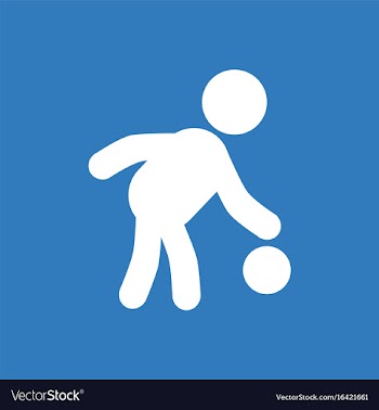 Colored silhouette of basketball player with ball vector image