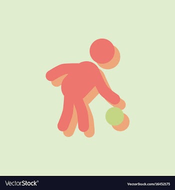 Colored silhouette of basketball player with ball vector image