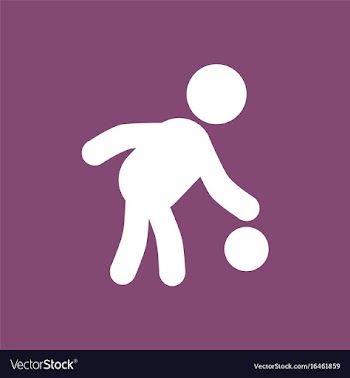 Colored silhouette of basketball player with ball vector image