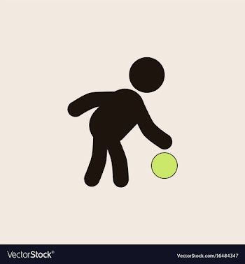 Colored silhouette of basketball player with ball vector image