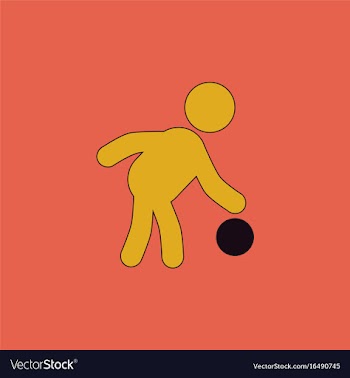 Colored silhouette of basketball player with ball vector image