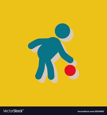 Colored silhouette of basketball player with ball vector image
