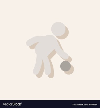 Colored silhouette of basketball player with ball vector image