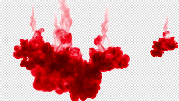 Colored Smoke Transparent Background