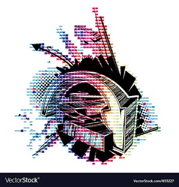 Colorful 3d arrows vector image